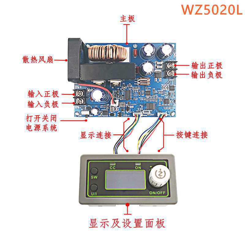 Moduł zasilania o regulowanej  – Step Down Dc Power Supply Module 1000W recenzja i cena